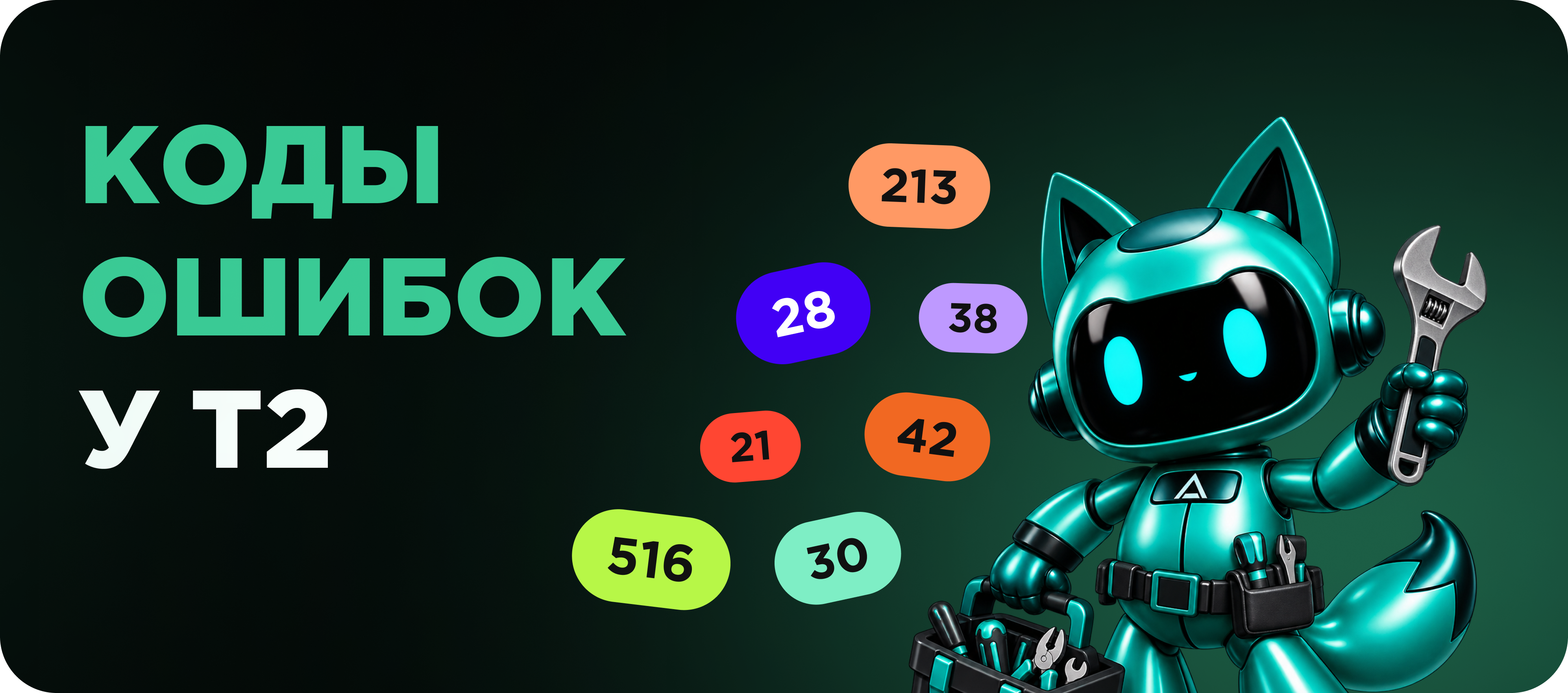 Коды ошибок t2